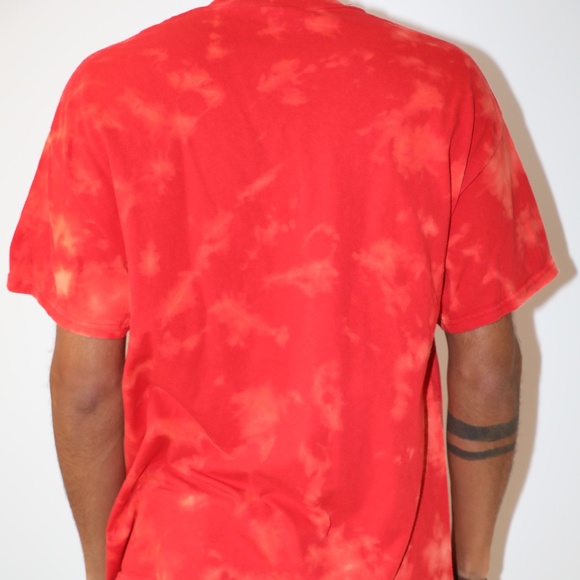 Red Tie Dye Tee - Picture 4 of 4